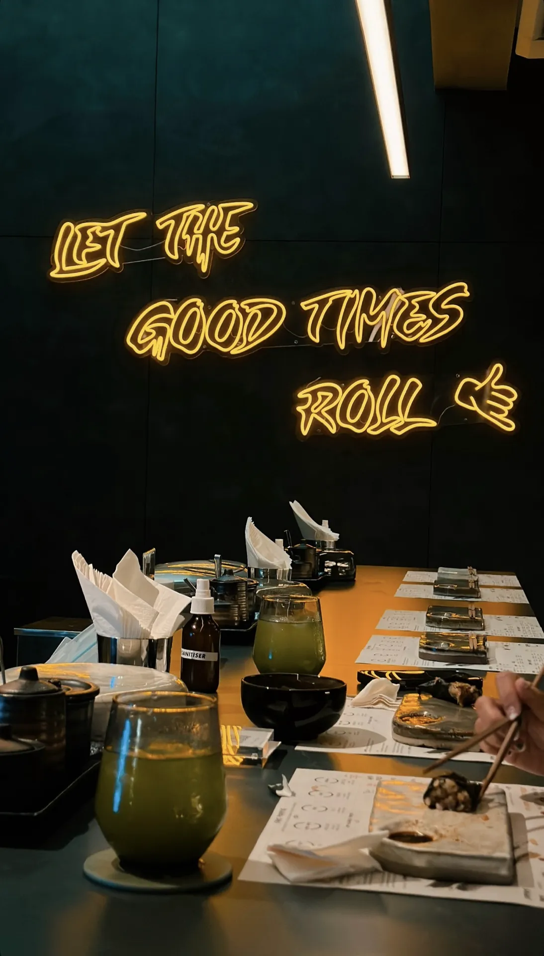 sushi date night but handroll 🍣