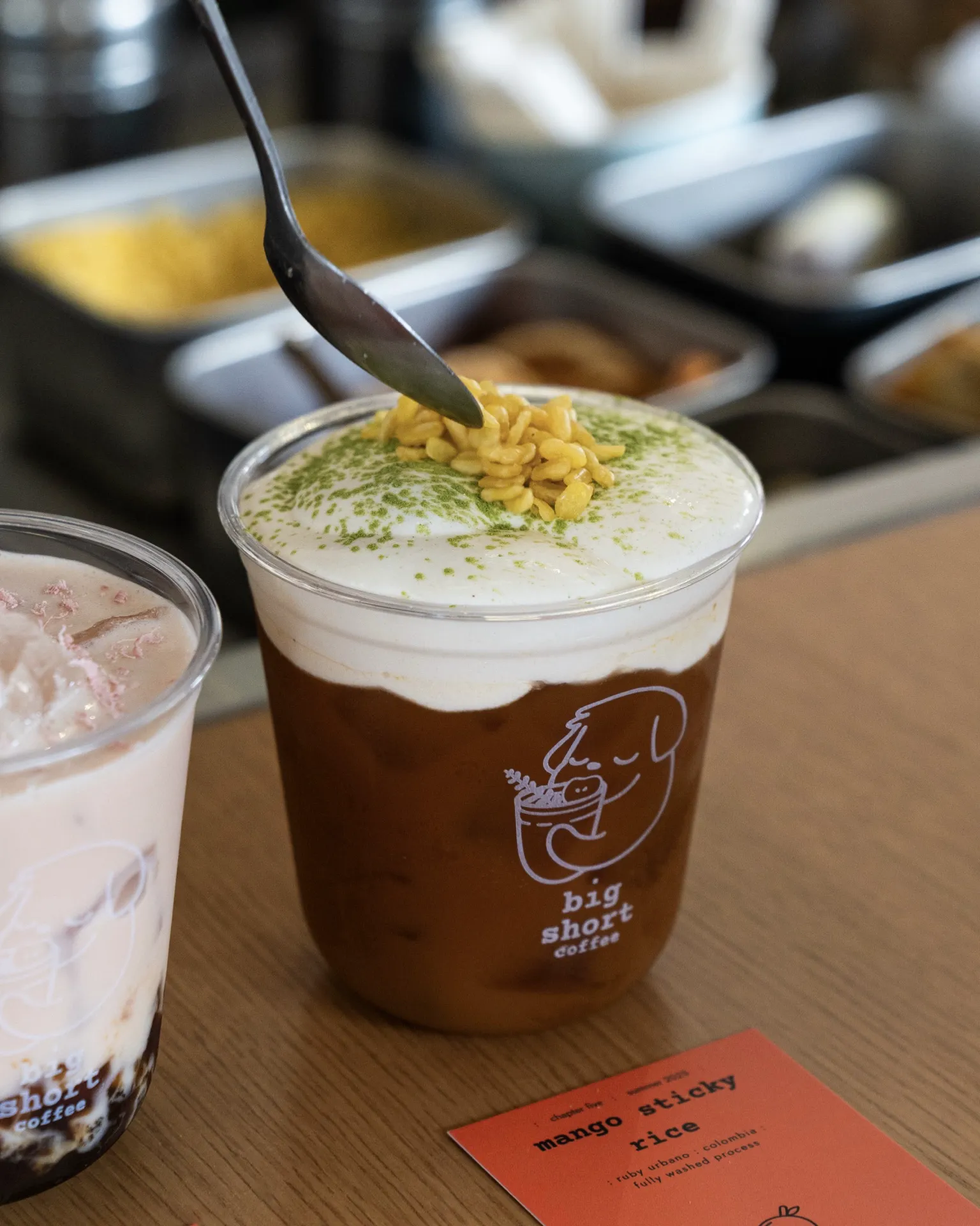 I tried Mango Sticky Rice coffee??!!