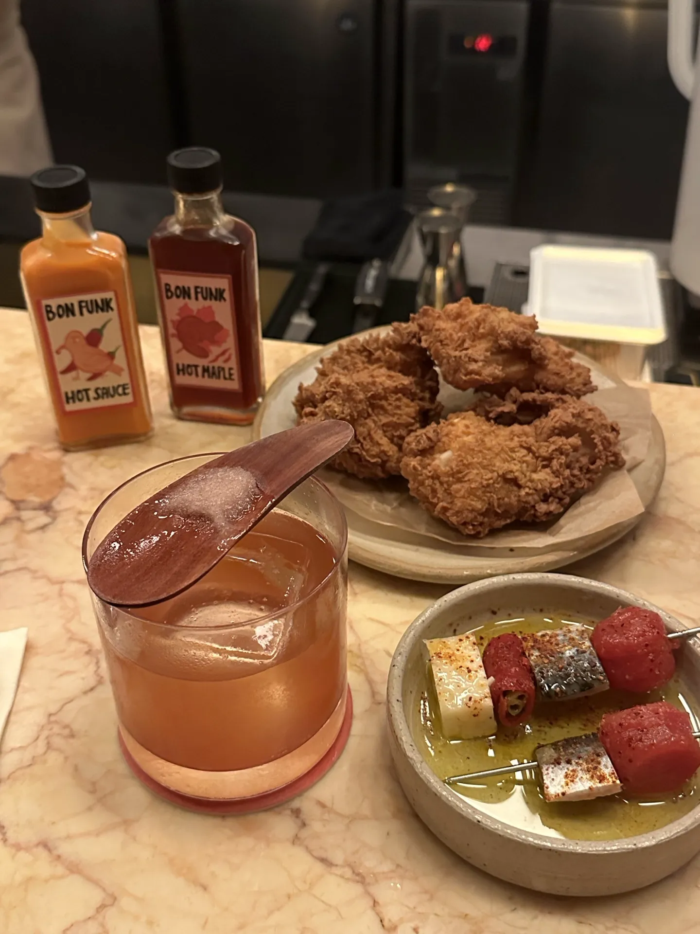 The food is good too!