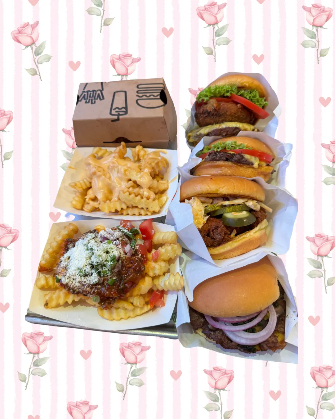 Shake Shack Burgers & Fries Feast 🍔🍟