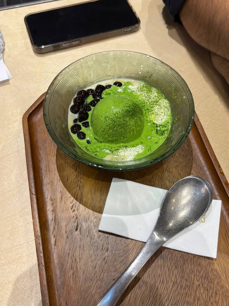 MATCHA LOVERS! MATCHA BOBA DESSERT!!