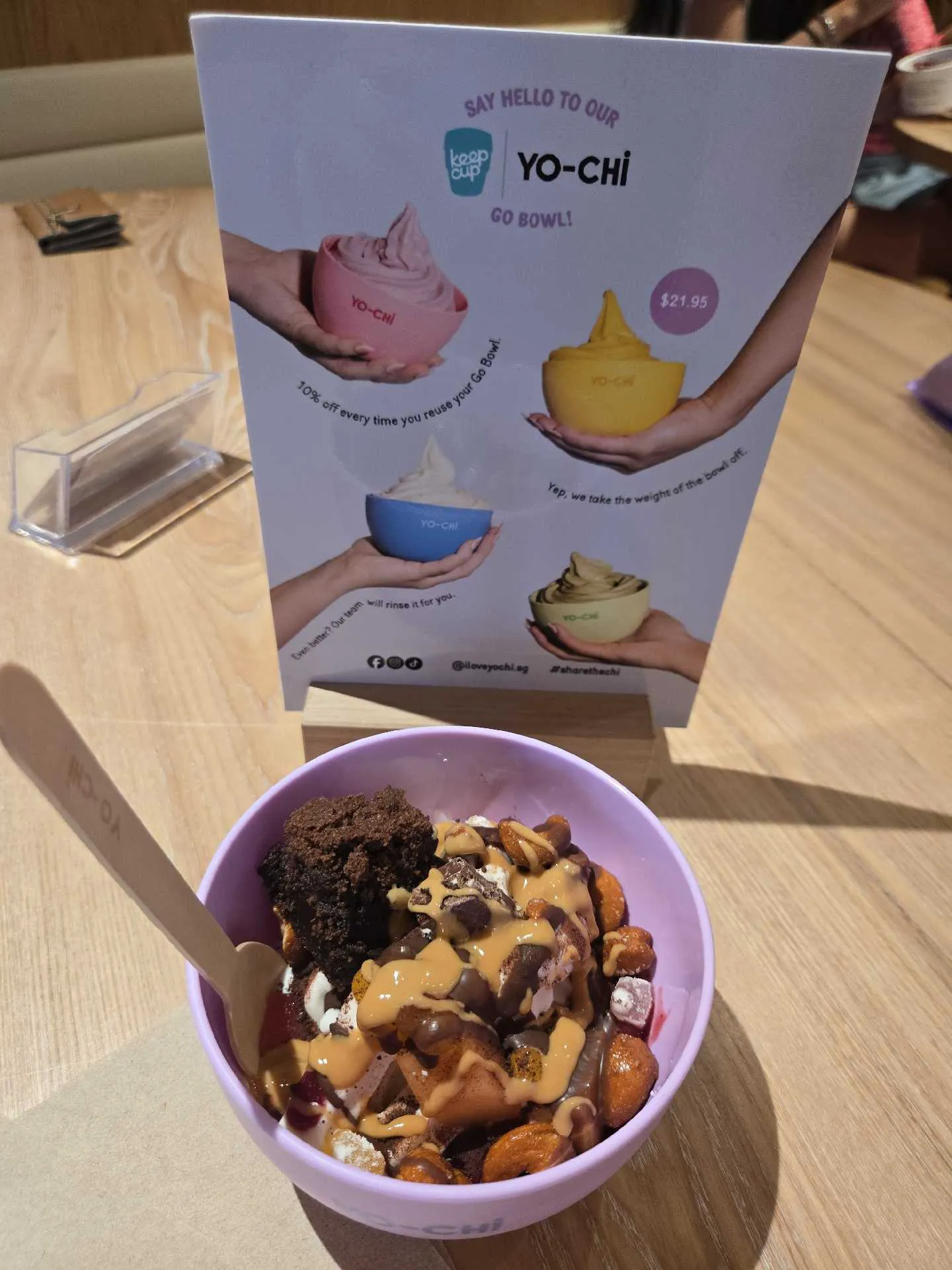 BYOB (Bring Your Own Bowl) to Yo-Chi @ Orchard Central