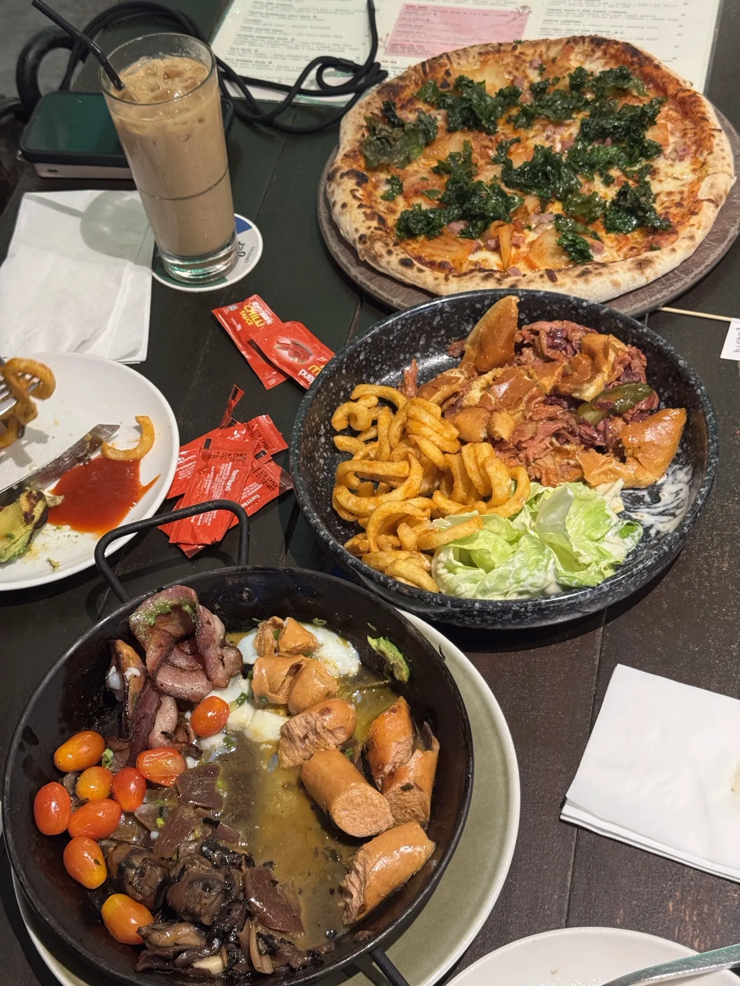 Hearty saturday brunch